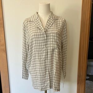 NWT Treasure & Bond Checkered Shirt